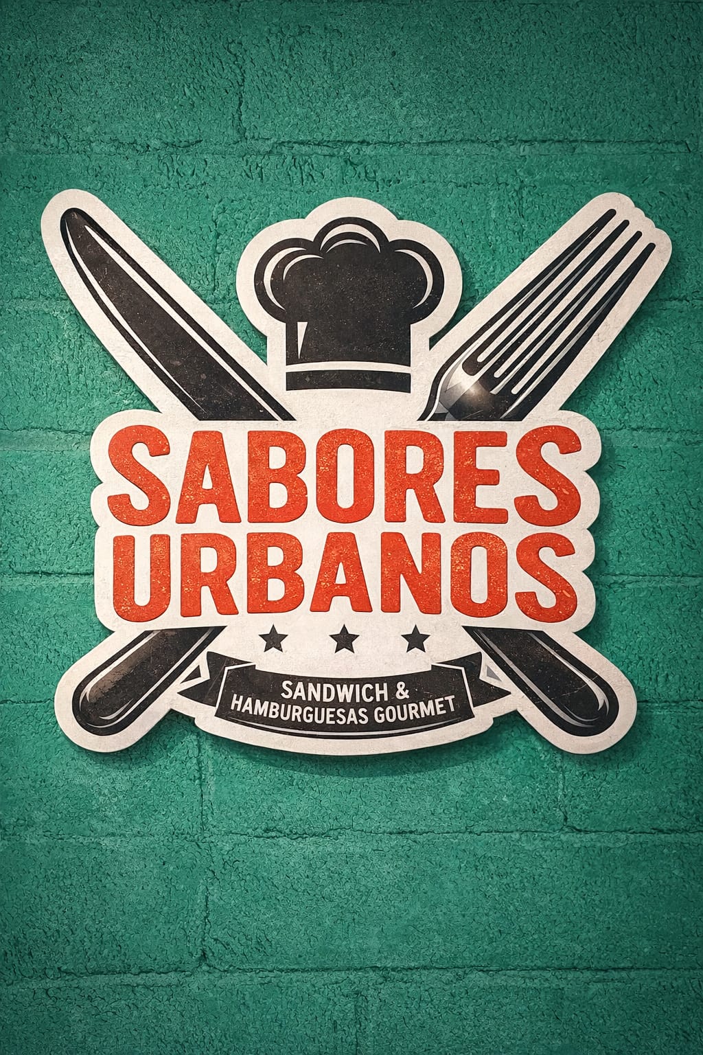 Logo de Sabores Urbanos, sándwiches y hamburguesas gourmet